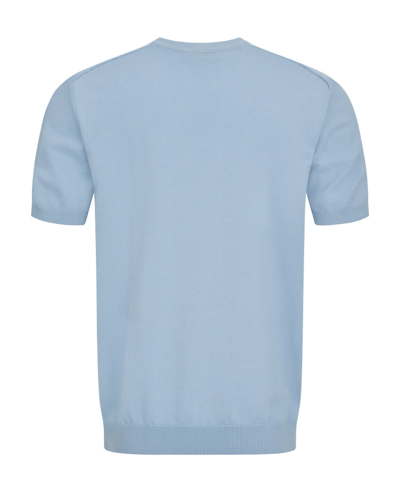 LIGHT BLUE RAGLAN T-SHIT POLO SHIRT