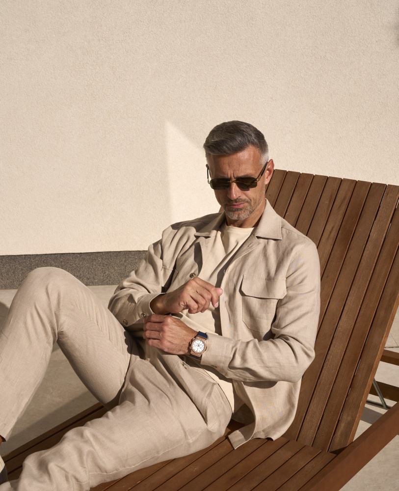 LINEN SUIT SAND