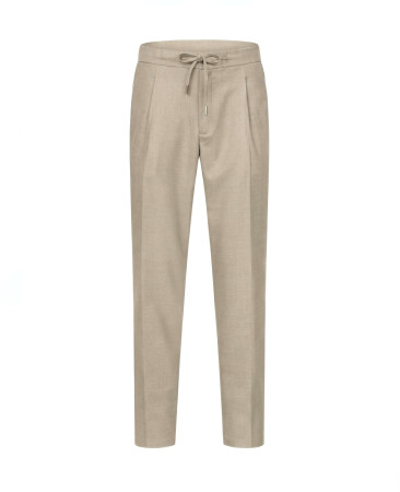 TIE-WAIST PANTS BEIGE