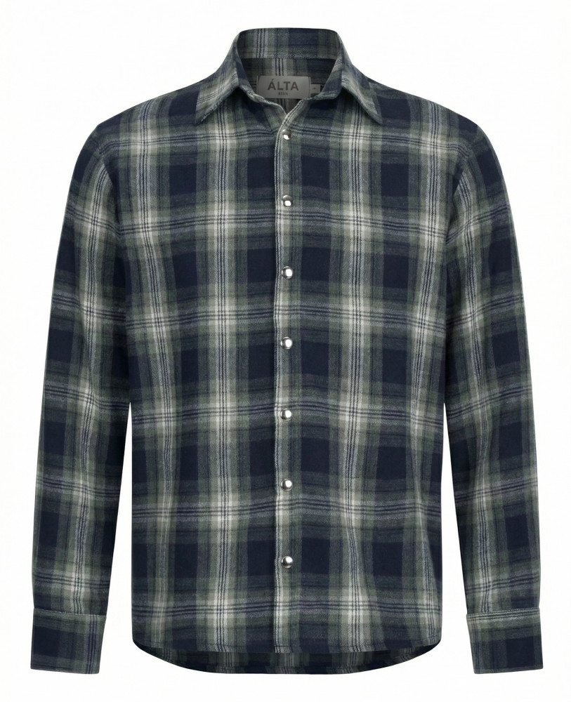 BLUE CHECKERED SHIRT