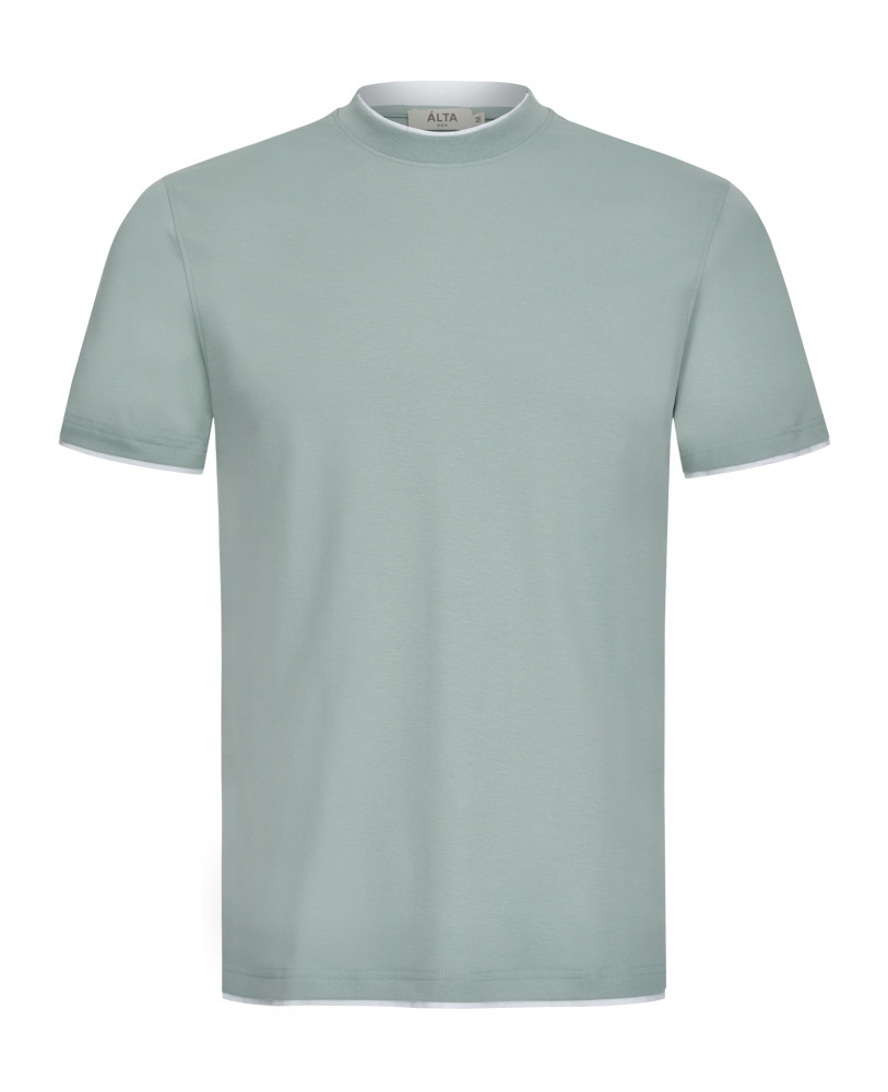 MINT DOUBLE-BREASTED T-SHIRT