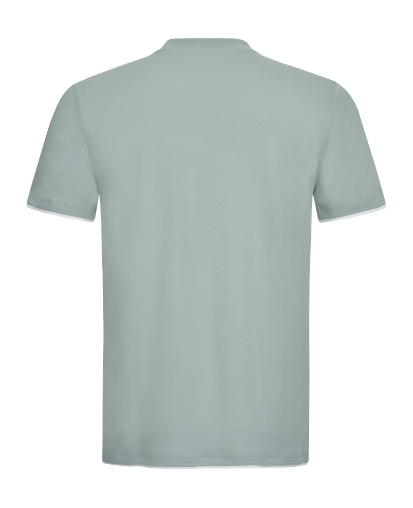 MINT DOUBLE-BREASTED T-SHIRT