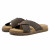 MOCHA SUEDE SLIDES