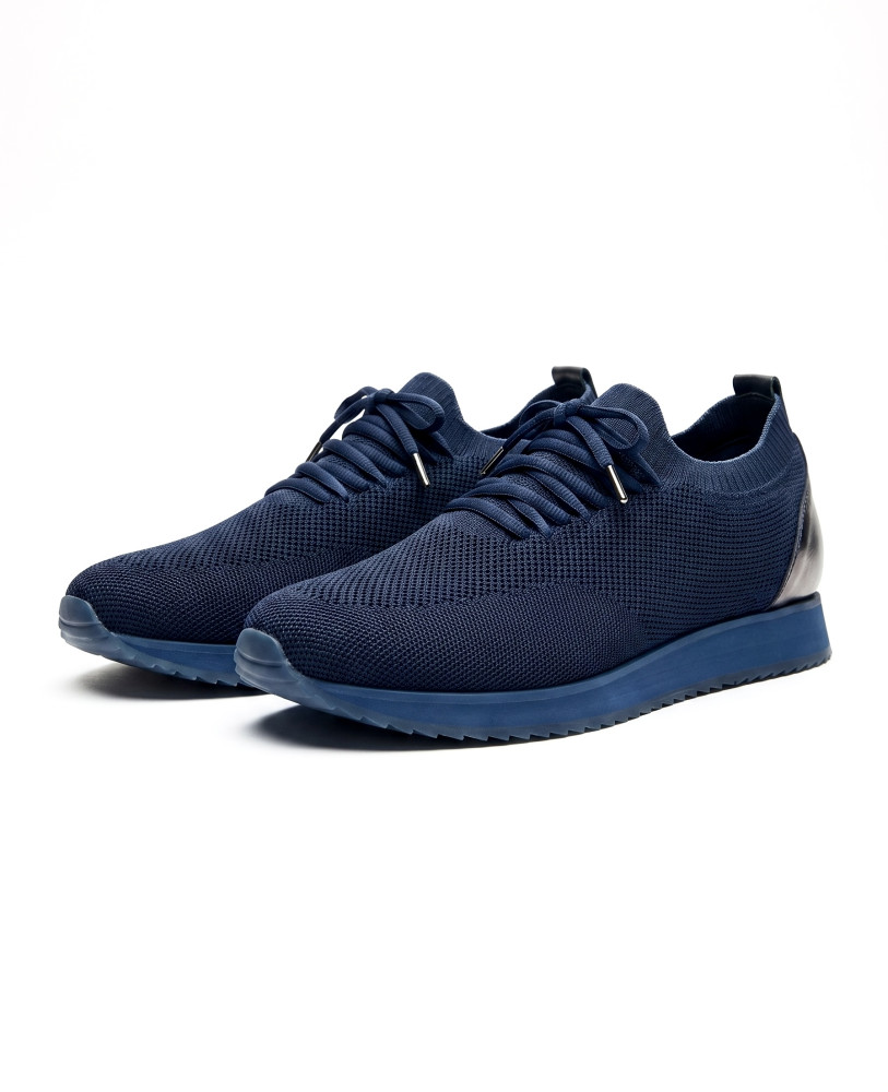 KNIT SNEAKERS DARK BLUE