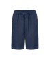 Dark navy linen shorts