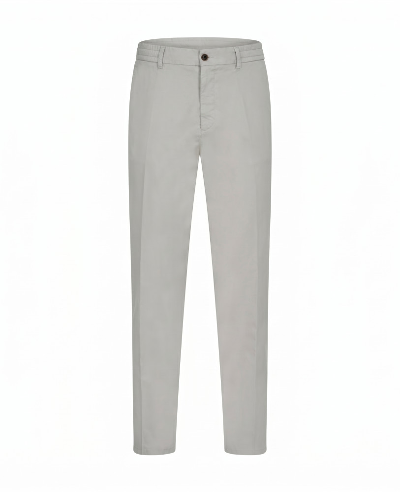 COTTON TROUSERS LIGHT GREY