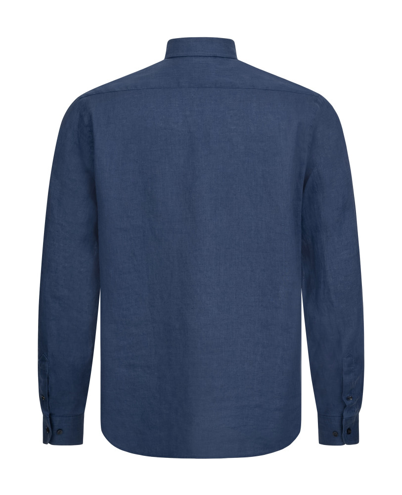 PRIVE LINEN SHIRT BLUE
