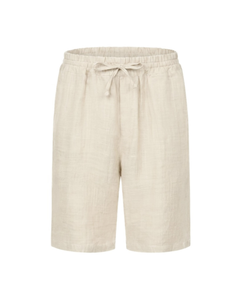 LINEN SHORTS BEIGE