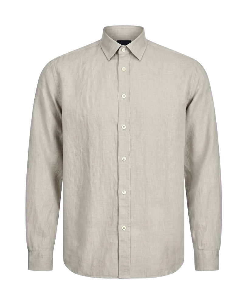 PRIVE LINEN SHIRT ECRU