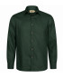 SHIRT IN POLISHED LINEN DARK GREEN