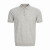 REGLAN GRAY KNITTED POLO WITH BUTTONS