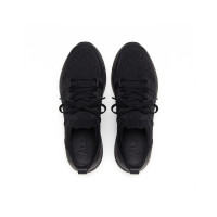 KNITTED SNEAKERS WITH DECORATIVE GRAPHITE STRIPS
