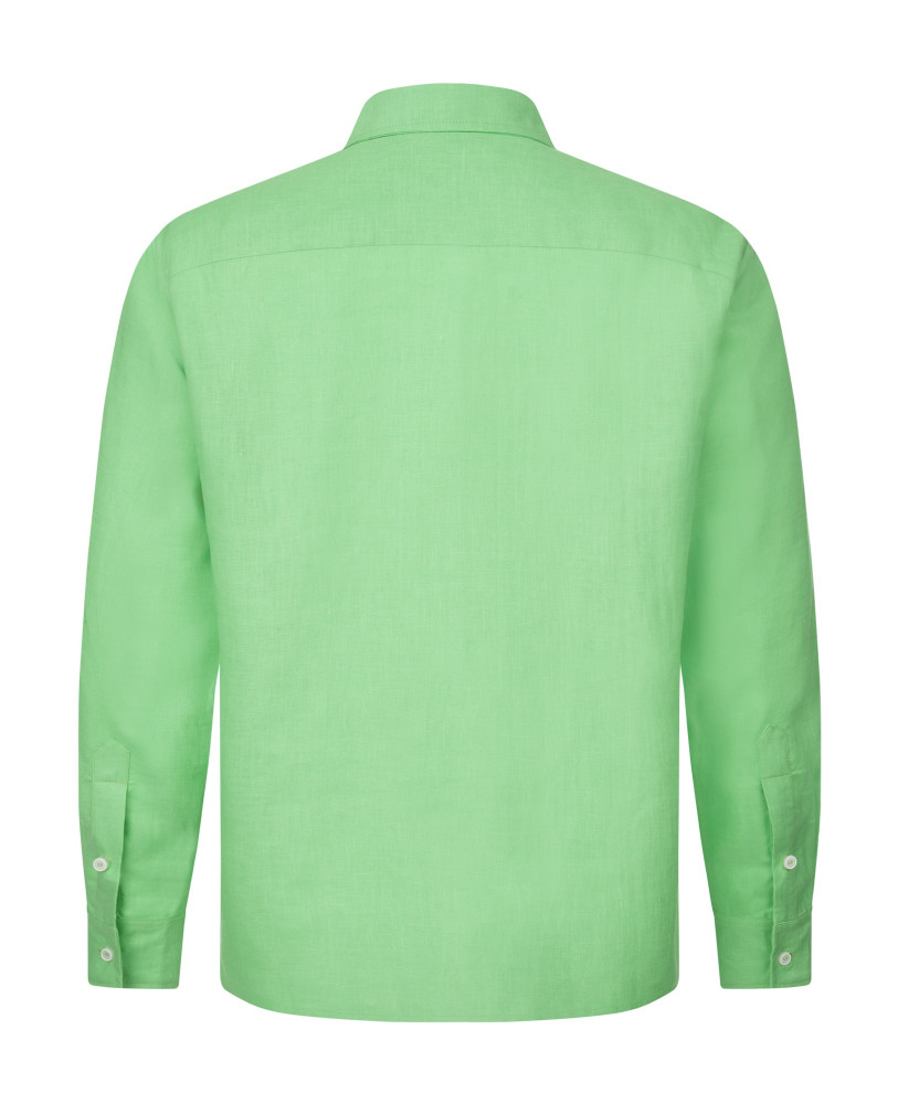Green linen shirt