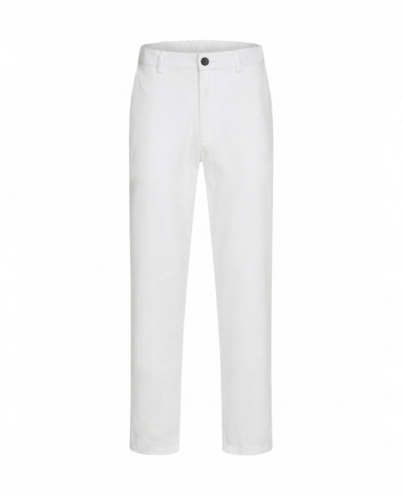 WHITE COTTON TROUSERS