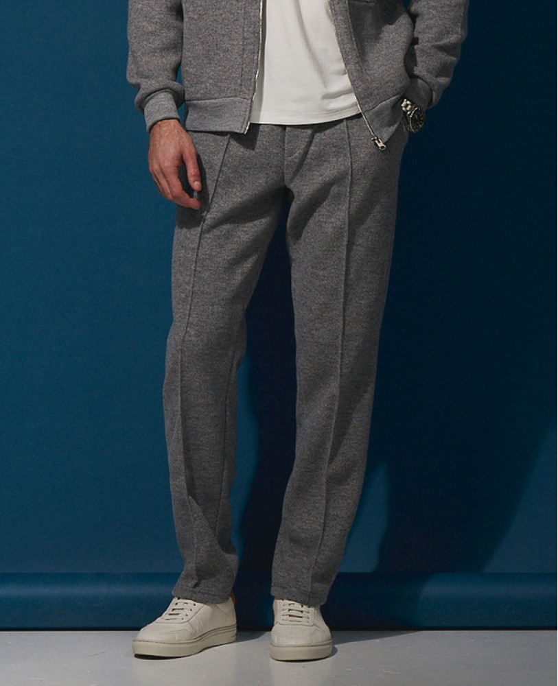 Grey wool pants