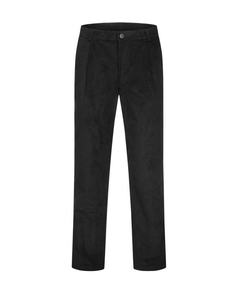 BLACK CORDUROY TROUSERS