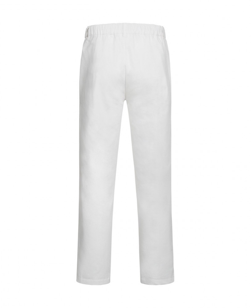 WHITE COTTON TROUSERS